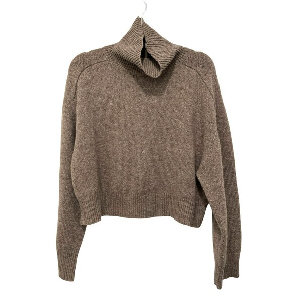 Vanessa Bruno Oversized Ballerine Wool Yack Brown Sweater Sz XS MSRP $570 - Picture 2 of 5